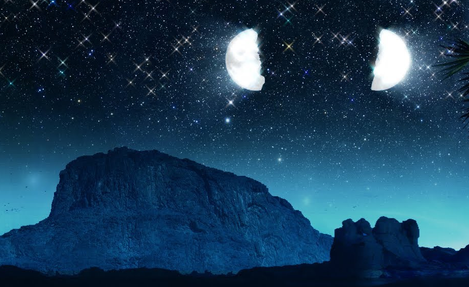 Peygamberimiz’in Ay’ın İkiye Bölünmesi Mucizesi