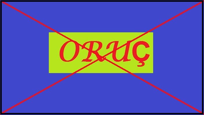 Orucu Bozmayan Şeyler Nelerdir?