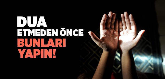 Duanın Usul ve Adabı Nedir?