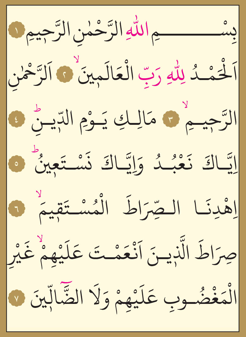 Fatiha Suresi Tilaveti – Fatiha Suresi Okunuşu, Anlamı ve Tefsiri