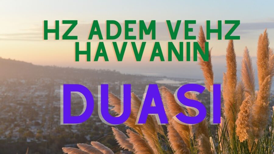 Hz. Adem ve Hz. Havva’nın (a.s.) Duası