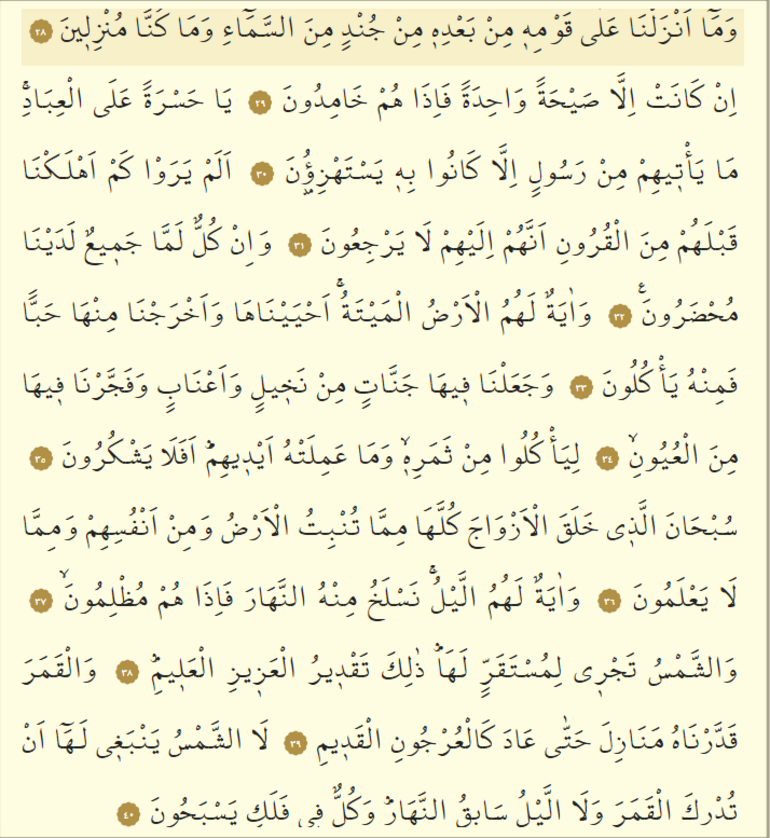 YASİN Suresi oku ve dinle & Yasin Suresi Türkçe ve Arapça okunuşu ve Diyanet tefsiri...