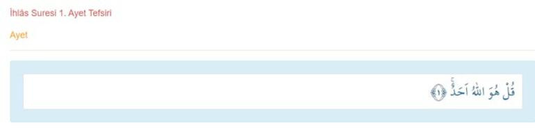 İhlas Suresi okunuşu Arapça ve Türkçe İhlas Suresi oku ve dinle