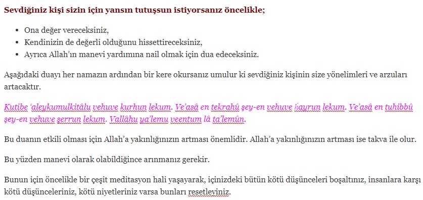 Benim için yansın tutuşsun duası