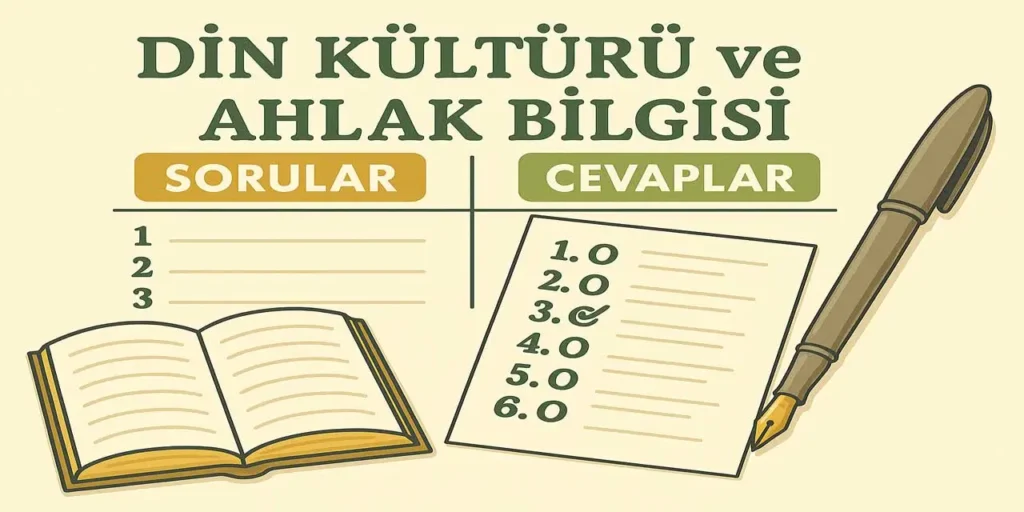 6. Sınıf Din Kültürü ve Ahlak Bilgisi Sayfa 65-68 Cevapları (MEB Yayınları)