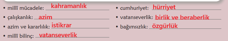 6. Sınıf Türkçe Ders Kitabı Sayfa 110 Cevapları MEB Yayınları