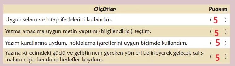 6. Sınıf Türkçe Ders Kitabı Sayfa 111 Cevapları MEB Yayınları