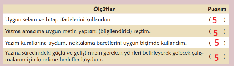 6. Sınıf Türkçe Ders Kitabı Sayfa 111 Cevapları MEB Yayınları