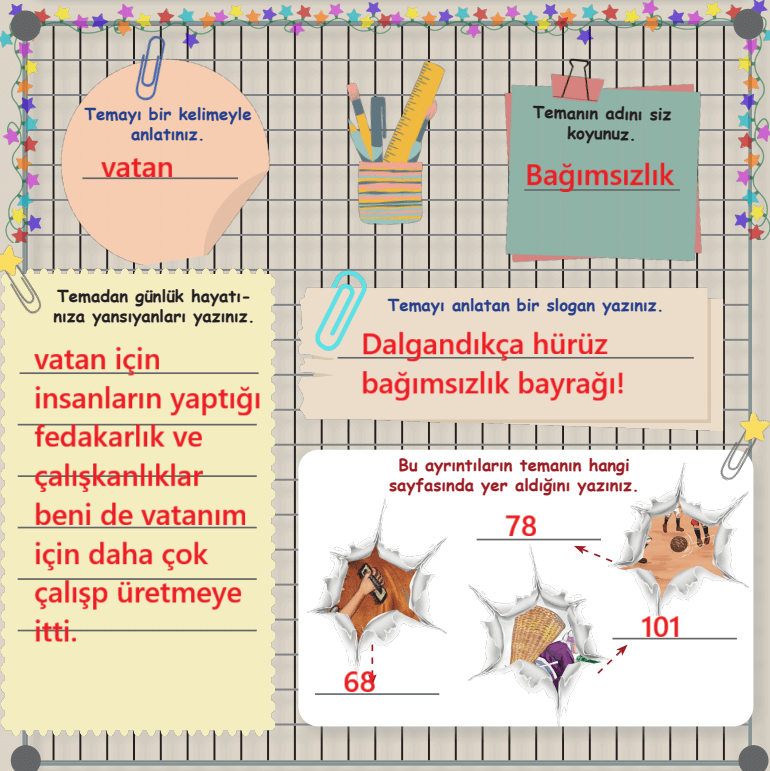 6. Sınıf Türkçe Ders Kitabı Sayfa 112 Cevapları MEB Yayınları 6. Sınıf Türkçe Ders Kitabı Sayfa 112 Cevapları MEB Yayınları