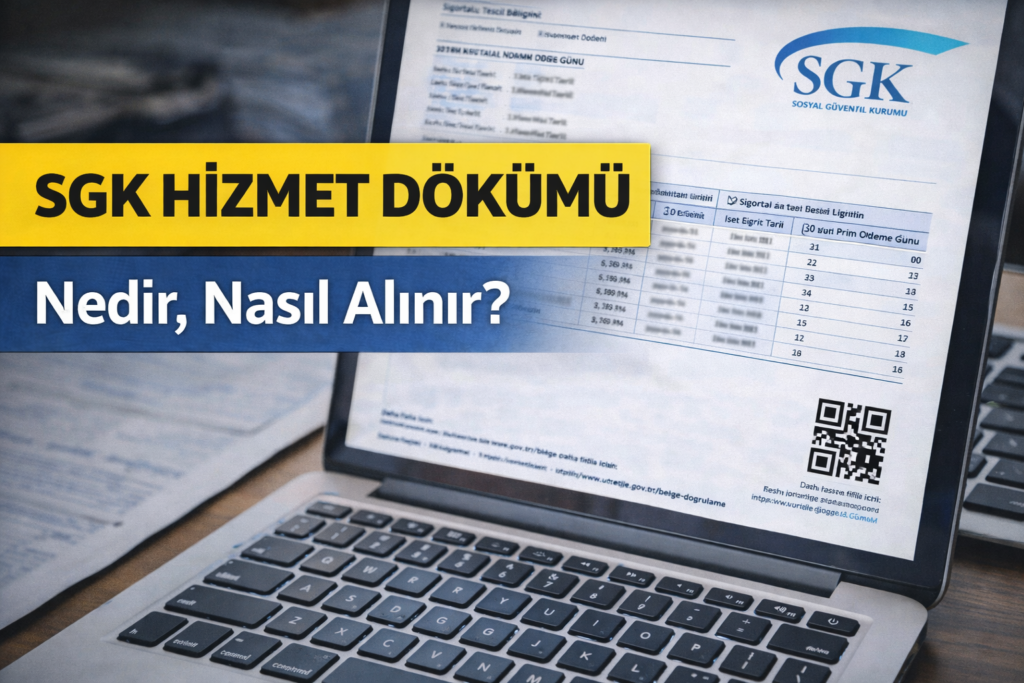 SGK Hizmet Dökümü Nedir, Nasıl Alınır? (e-Devlet Adımları ve Önemli Bilgiler)
