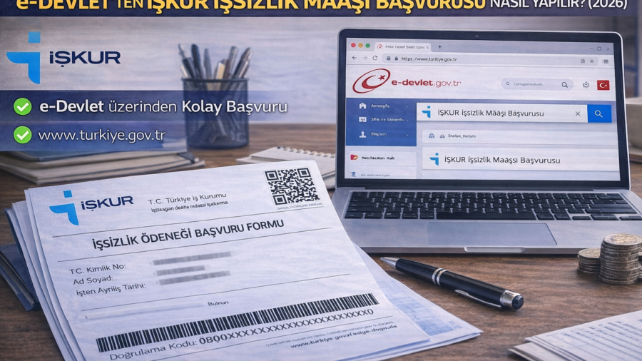 e-Devlet’ten İŞKUR İşsizlik Maaşı Başvurusu Nasıl Yapılır? (2026) Şartlar + Linkli Rehber