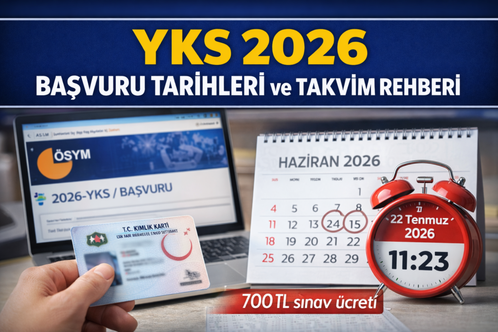YKS 2026 Başvuru Tarihleri Ne Zaman? Geç Başvuru, Ücret ve Takvim Rehberi