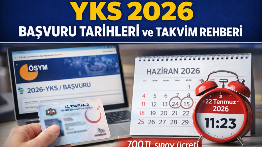 YKS 2026 Başvuru Tarihleri Ne Zaman? Geç Başvuru, Ücret ve Takvim Rehberi