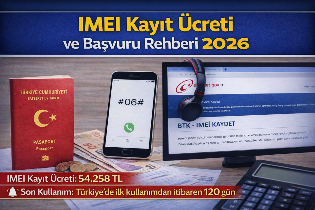 IMEI Kayıt Ücreti 2026 Ne Kadar? 120 Gün Süre, Son Gün ve e-Devlet Kayıt Rehberi