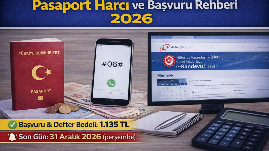 Pasaport Harcı 2026 Ne Kadar? (10 Yıllık Dahil) Ücretler, Son Gün ve Başvuru Rehberi