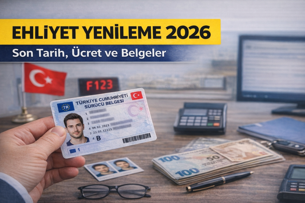 Ehliyet Yenileme 2026 Son Tarih Ne Zaman? Ücretler, Randevu ve Gerekli Belgeler Rehberi