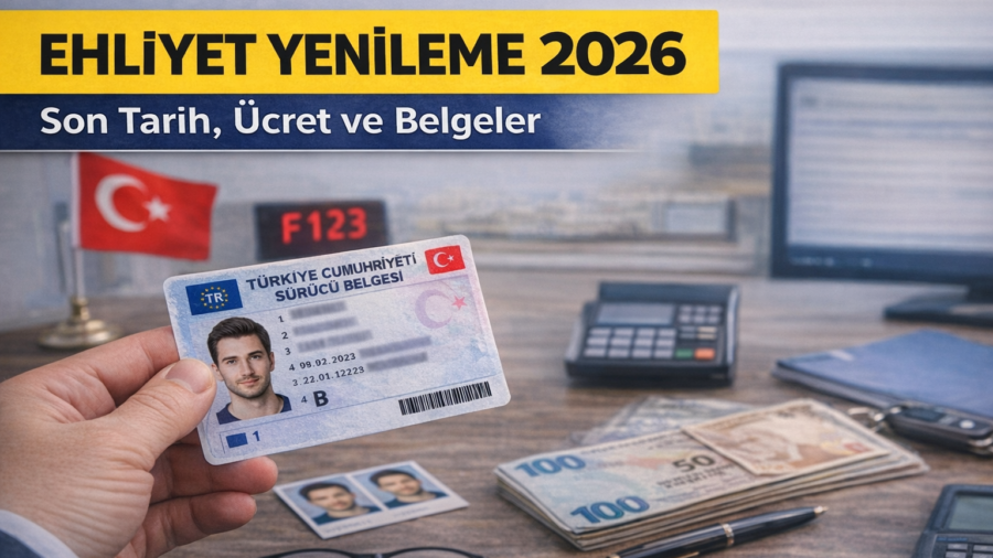 Ehliyet Yenileme 2026 Son Tarih Ne Zaman? Ücretler, Randevu ve Gerekli Belgeler Rehberi