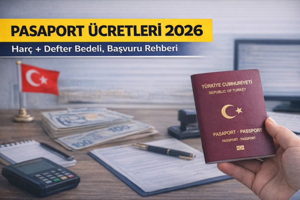 Pasaport Ücretleri 2026 Ne Kadar? Harç + Defter Bedeli, Başvuru ve Ödeme Rehberi