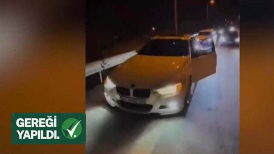 Otoyolda Yarış Yapan Sürücüler Jandarma Tarafından Yakalandı