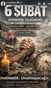 Başak Dizer 6 Şubat 