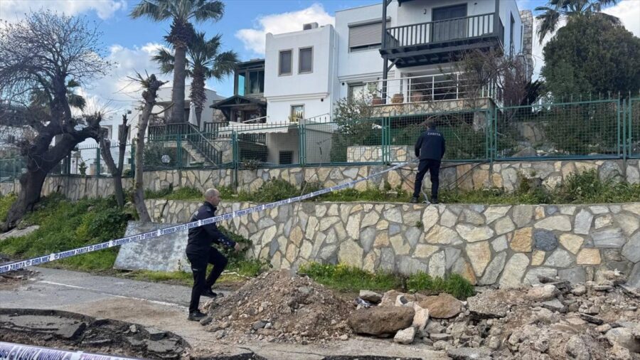 Bodrum’da altyapı çalışması sırasında lahit bulundu