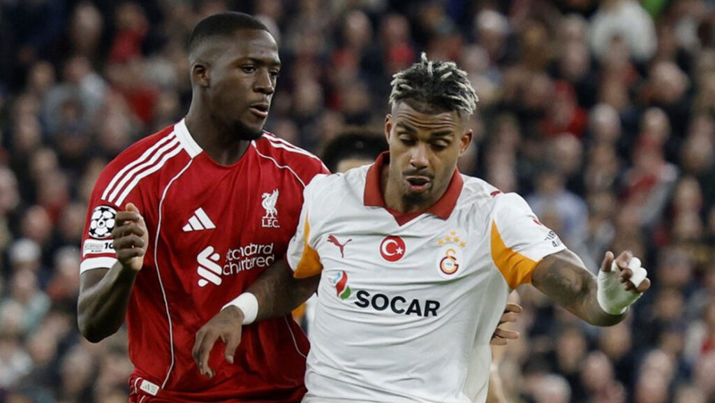 Galatasaray, Liverpool’a Deplasmanda Mağlup Olup Veda Etti