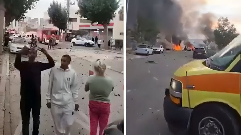 İran’ın Füze Saldırıları İsrail’de Yangın Başlattı