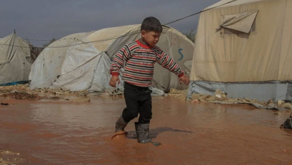 Suriye’de Sığınmacı Kamplarında Taşkın Tehlikesi