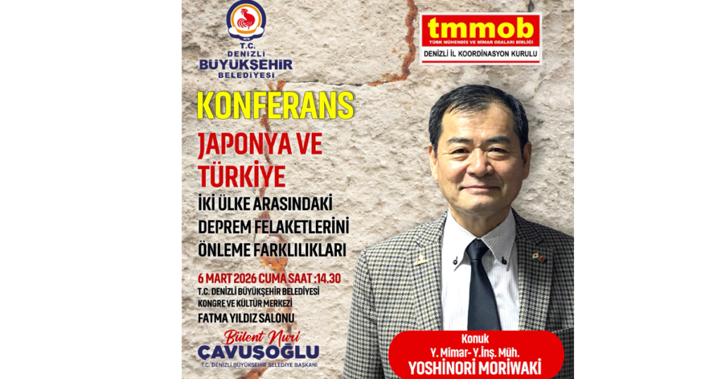 Deprem riskine karşı farkındalık konferansı