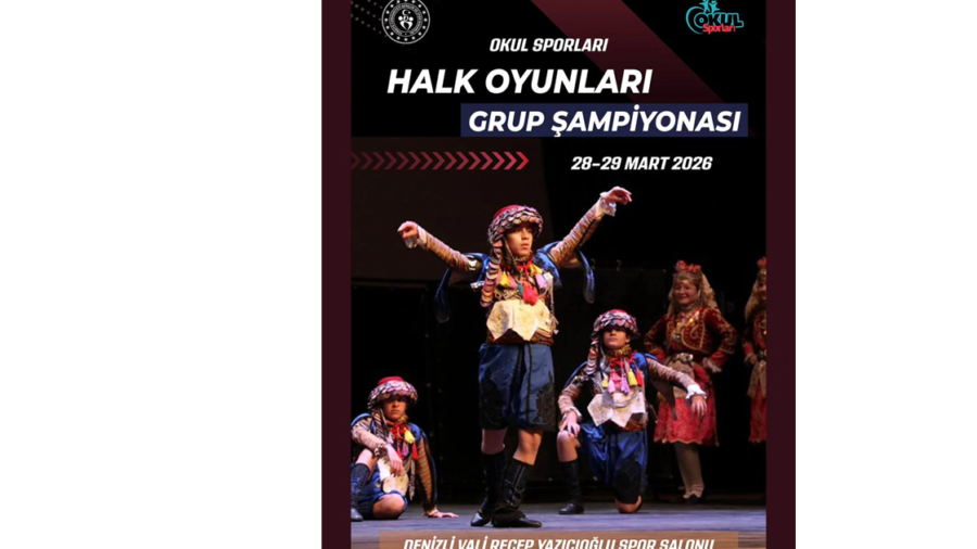 Halk Oyunları Yıldızlar Grup Şampiyonası Denizli’de yapılacak