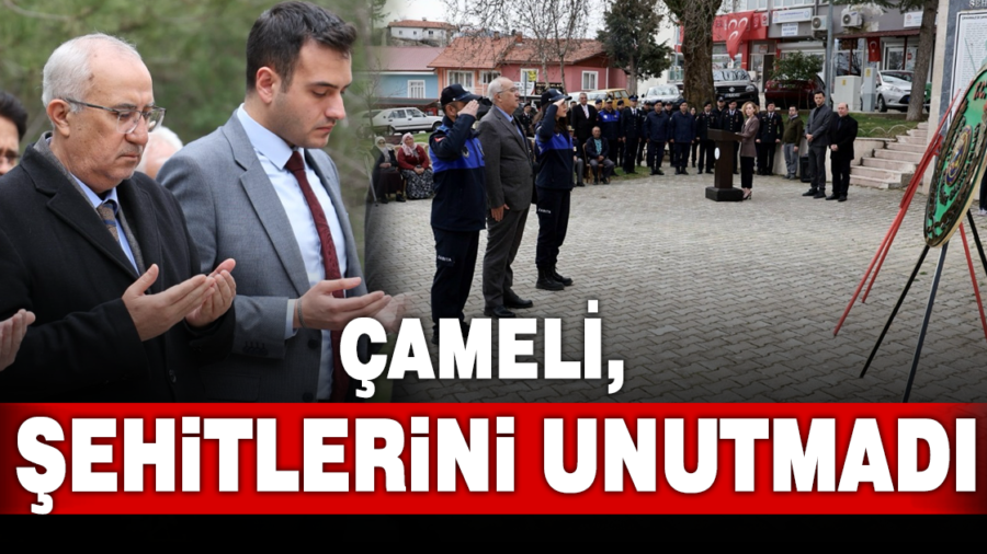 Çameli’nde Çanakkale Zaferi’nin 111. yıl dönümü anıldı
