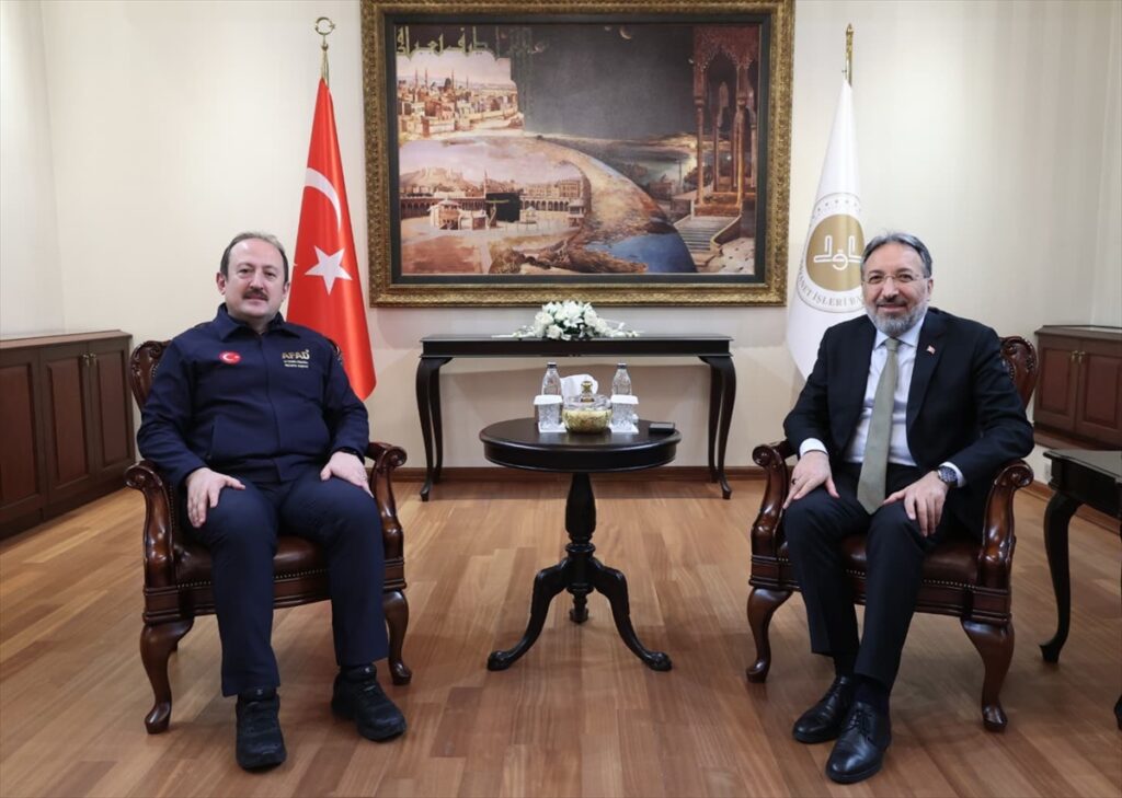 AFAD Başkanı Pehlivan, Diyanet İşleri Başkanı Arpaguş’u ziyaret etti