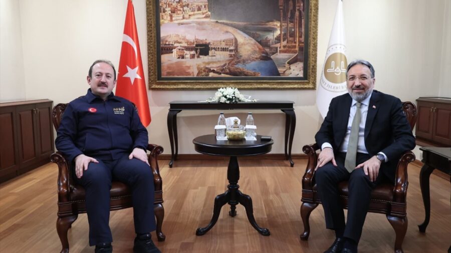 AFAD Başkanı Pehlivan, Diyanet İşleri Başkanı Arpaguş’u ziyaret etti