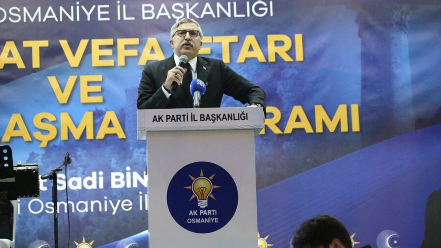 AK Parti Genel Başkan Yardımcısı Yayman, Osmaniye’de iftar programında konuştu: