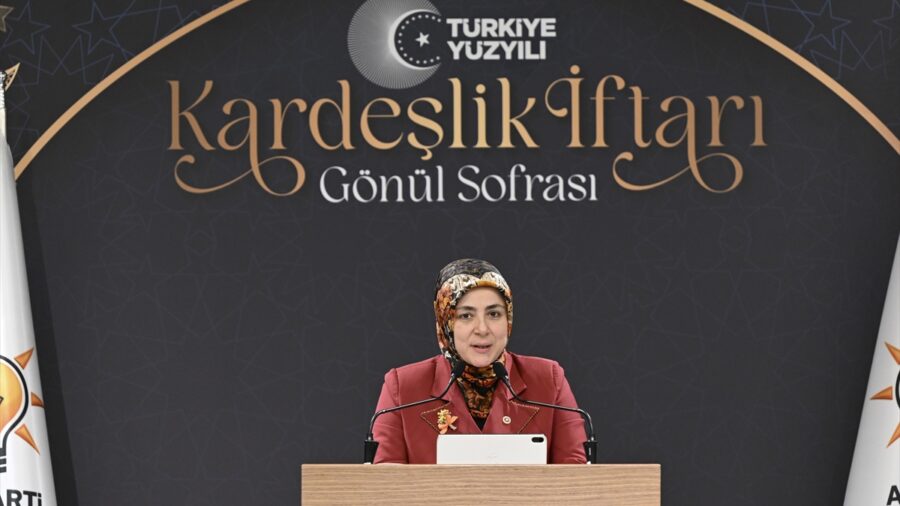AK Parti Kadın Kolları Başkanı Ercan, “Türkiye Yüzyılı Kardeşlik İftarı” programında konuştu: