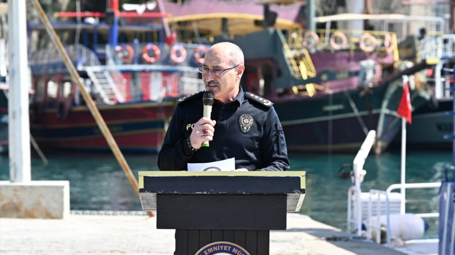 Antalya’da Şehit Polis Memuru Veysel Özkayacan Karakol Botu göreve başladı