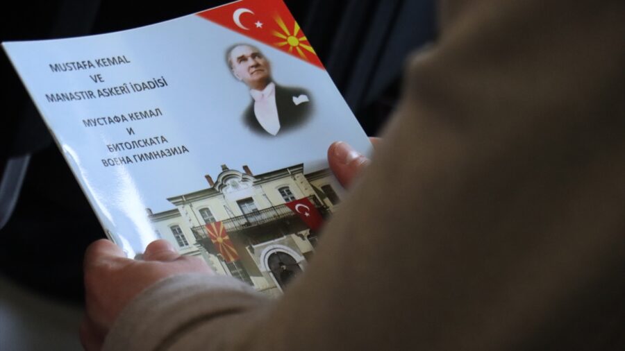 Atatürk, mezun olduğu Kuzey Makedonya’daki Manastır Askeri İdadisi’nde anıldı