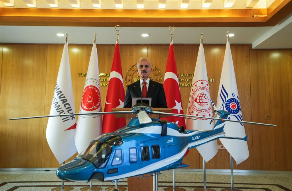 Bakan Uraloğlu, GÖKBEY Helikopteri Sertifika Teslim Töreni’nde konuştu: