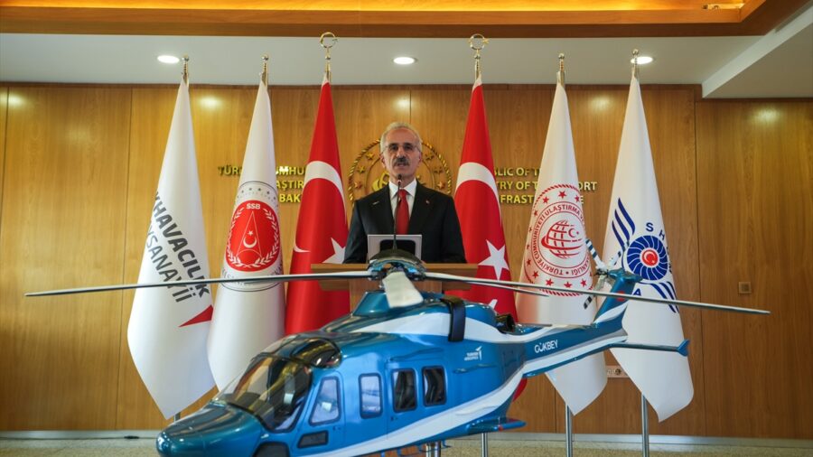 Bakan Uraloğlu, GÖKBEY Helikopteri Sertifika Teslim Töreni’nde konuştu: