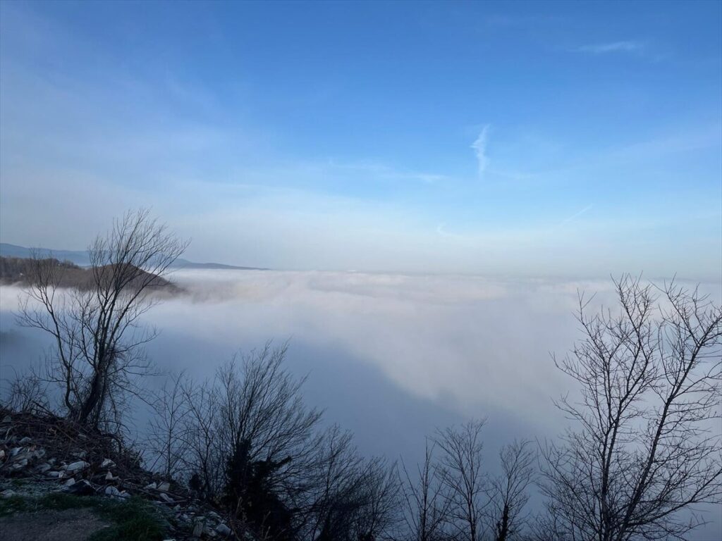 Bolu Dağı’nda sis etkili oldu