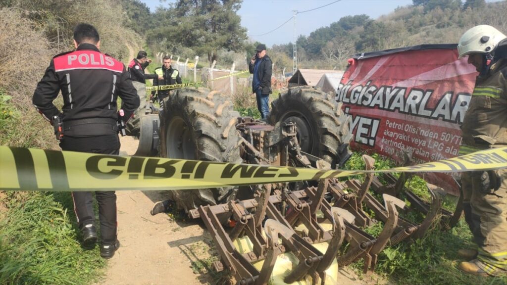 Bursa’da devrilen traktörün altında kalan kişi öldü