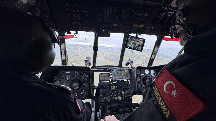Bursa’da jandarma bayram öncesi havadan ve karadan trafik denetimi yaptı