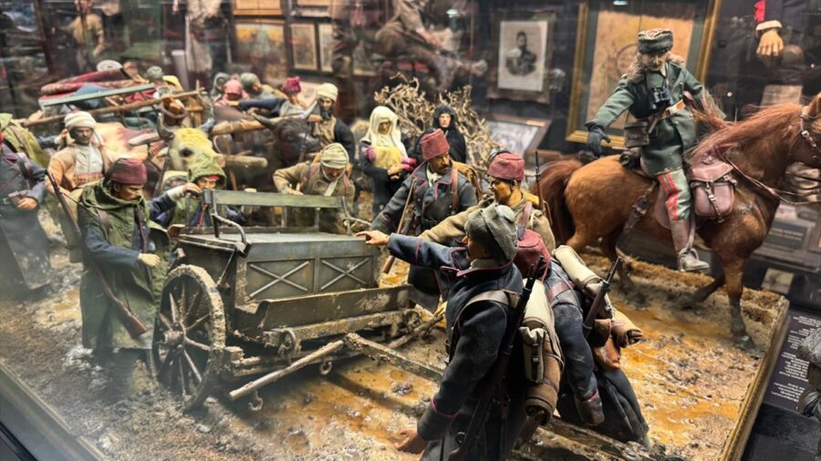 Çanakkale Savaşları’nın bilinmeyen yönleri, Hisart Canlı Tarih Müzesi’nde sergileniyor