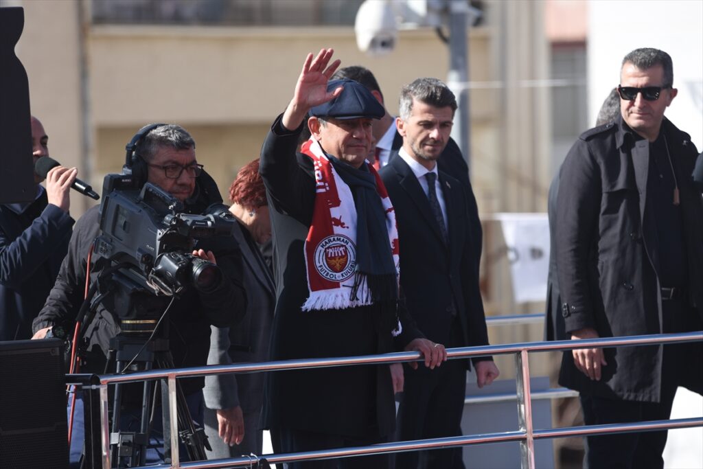 CHP Genel Başkanı Özel, partisinin Karaman mitinginde konuştu: