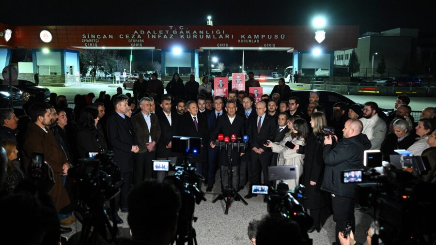CHP Genel Başkanı Özel, Sincan Cezaevi’nde Tanju Özcan’ı ziyaretinin ardından konuştu: