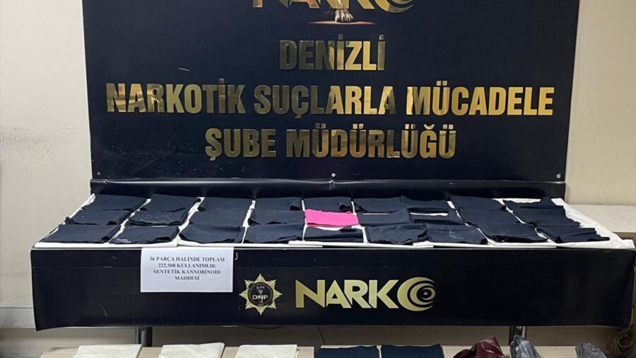 Denizli’de uyuşturucu operasyonunda yakalanan 3 şüpheli tutuklandı