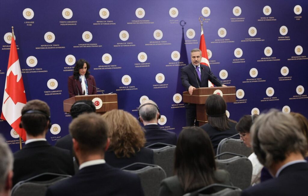 Dışişleri Bakanı Fidan, Kanadalı mevkidaşı Anand ile ortak basın toplantısında konuştu: (1)