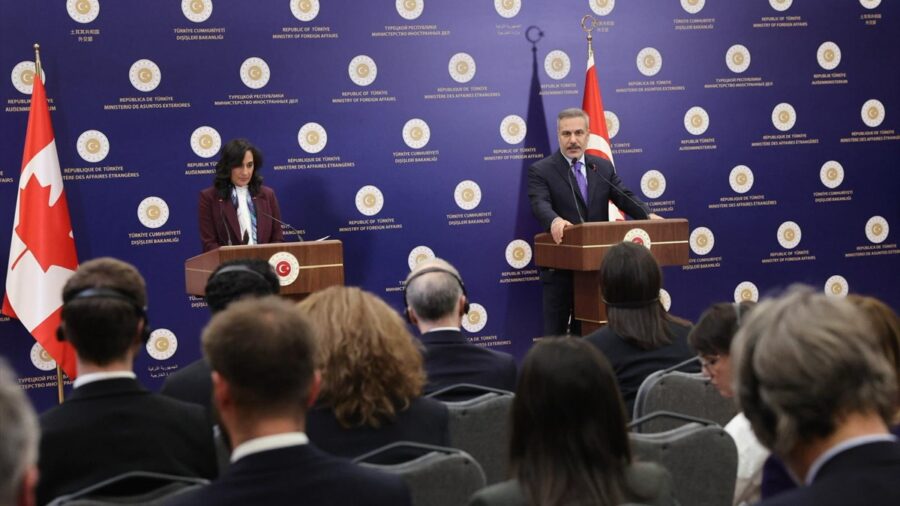 Dışişleri Bakanı Fidan, Kanadalı mevkidaşı Anand ile ortak basın toplantısında konuştu: (1)