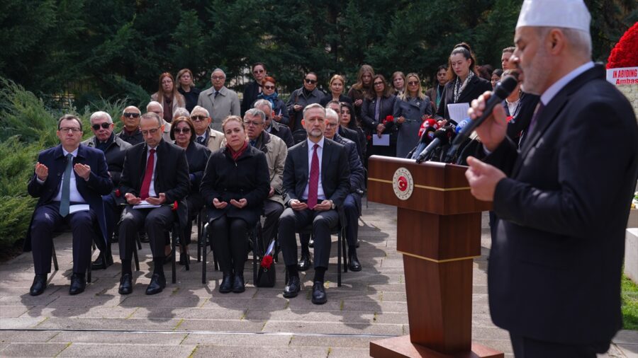 Dışişleri şehitleri için Ankara’da anma töreni düzenlendi