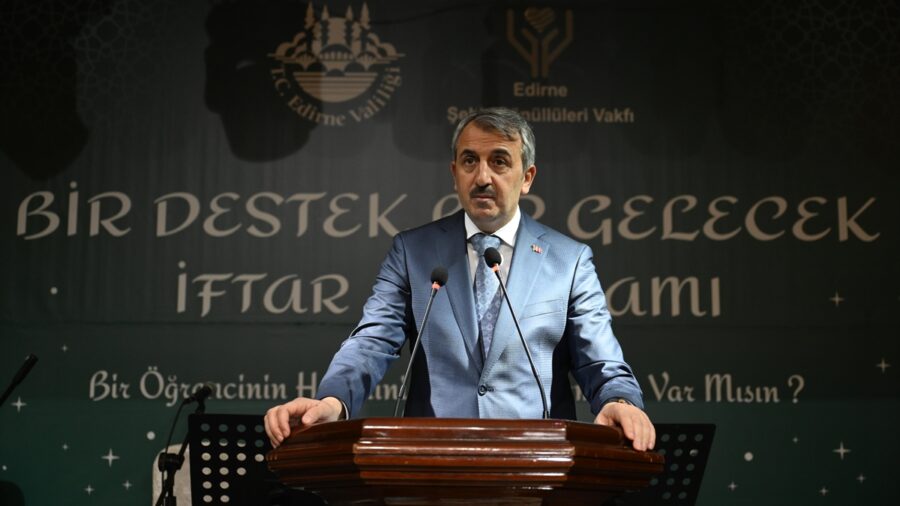 Edirne’de öğrencilere burs için “Bir Destek Bir Gelecek” iftarı